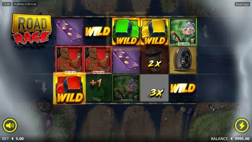 Road Rage slot screenshot 2