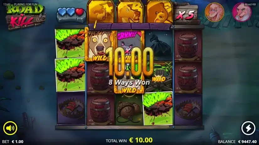 Roadkill slot screenshot 6