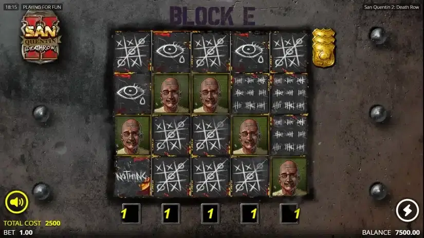 San Quentin 2: Death Row slot screenshot 5