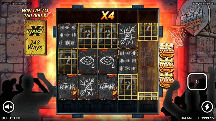 San Quentin xWays slot screenshot 3