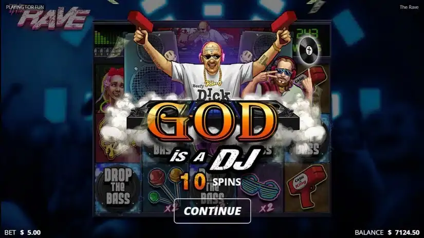 The Rave slot screenshot 5