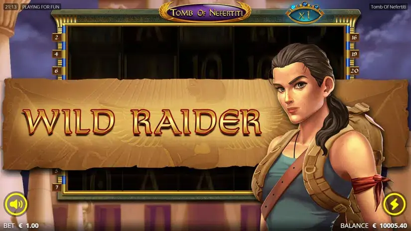 Tomb Of Nefertiti slot screenshot 