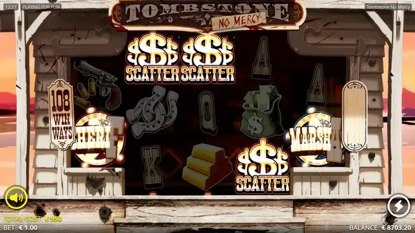 Tombstone: No Mercy slot screenshot 2