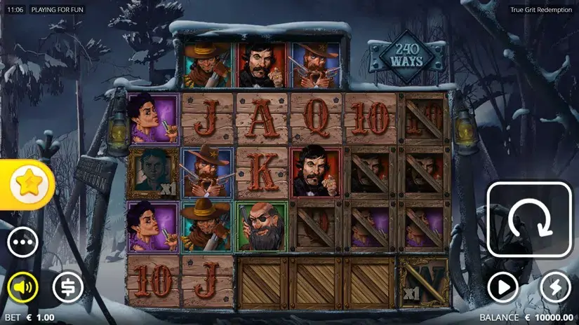 True Grit Redemption slot screenshot 