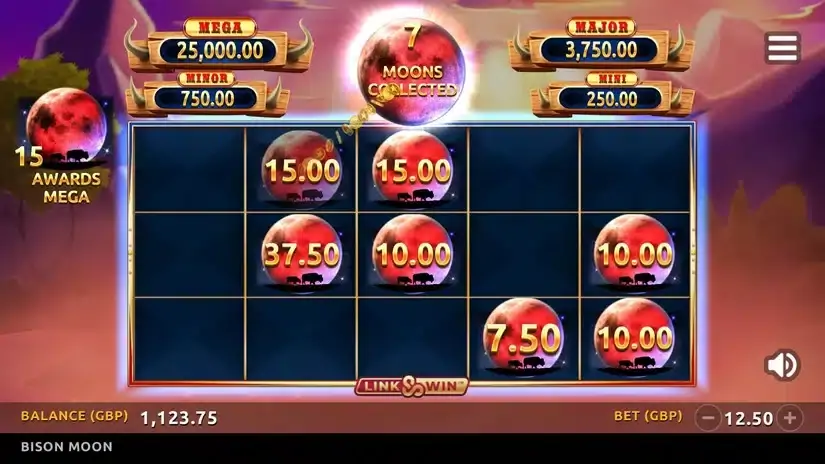 Bison Moon slot screenshot 