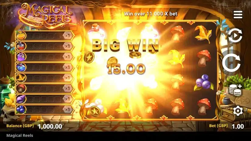 Magical Reels slot screenshot 5