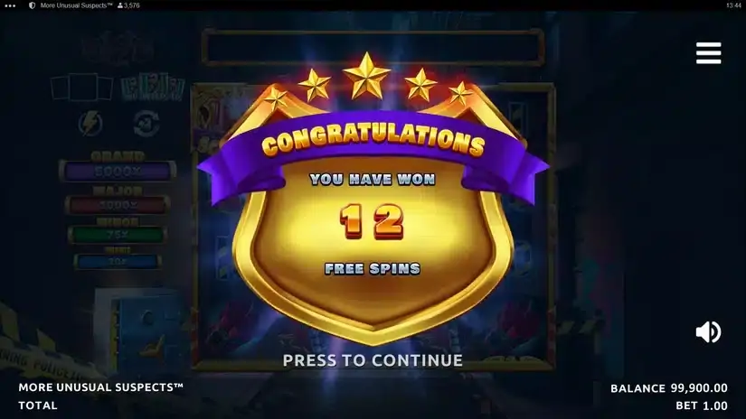 More Unusual Suspects slot screenshot 4