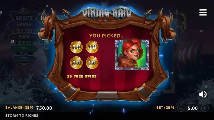 Storm to Riches slot screenshot 3