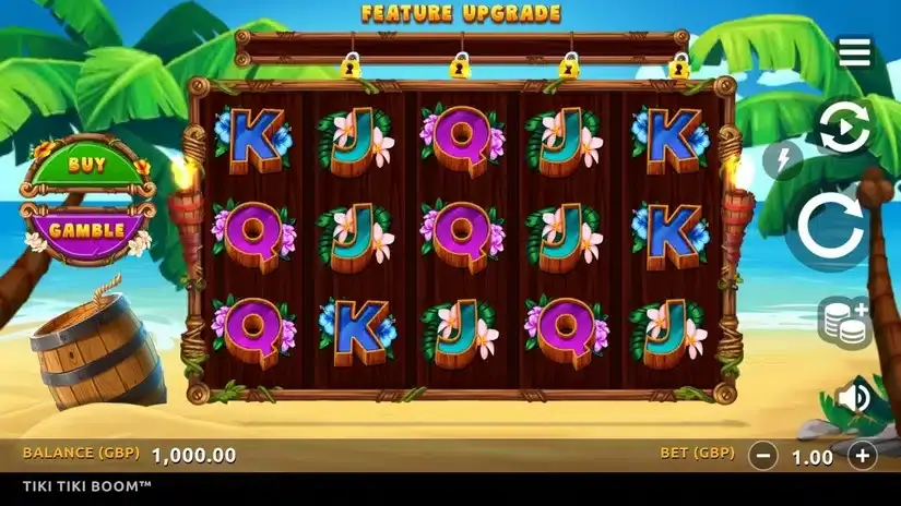 Tiki Tiki Boom slot screenshot 