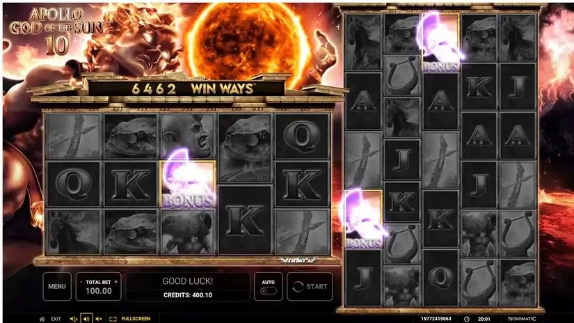 Apollo God of the Sun 10 slot screenshot 3