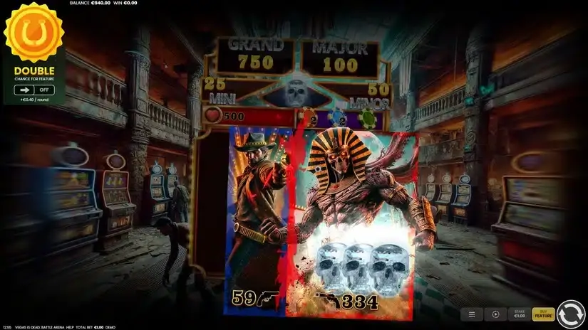 Vegas is Dead: Battle Arena slot screenshot 4