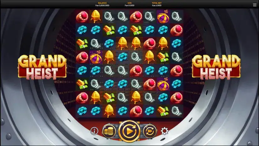 Grand Heist slot screenshot 1
