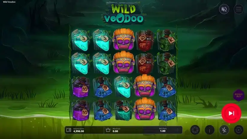 Wild Voodoo slot screenshot 2