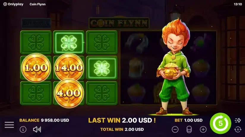Coin Flynn slot screenshot 