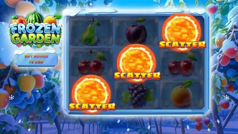 Frozen Garden slot screenshot 2