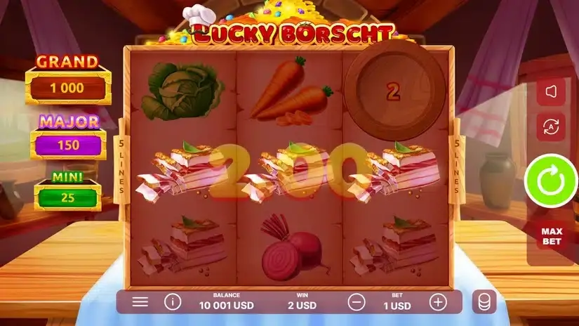 Lucky Borscht slot screenshot 4