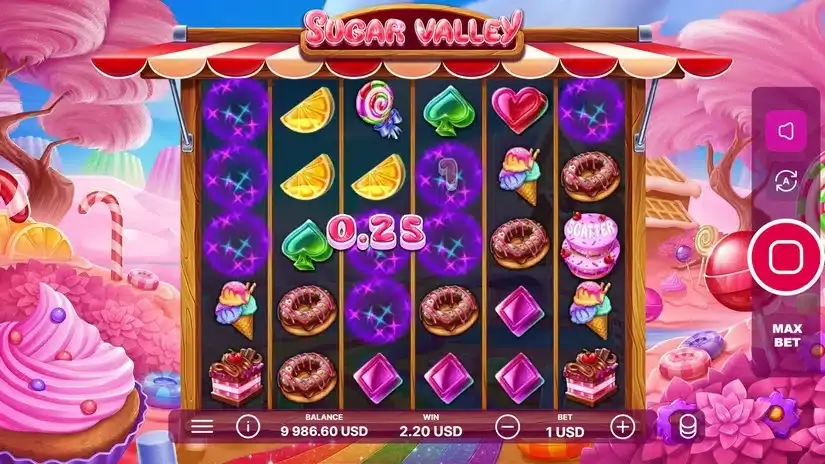 Sugar Valley slot screenshot 3