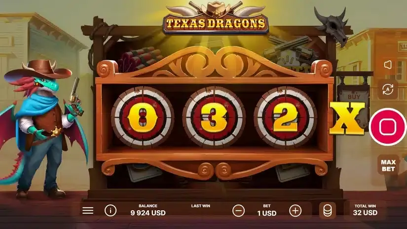 Texas Dragons slot screenshot 3