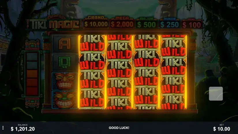 Tiki Magic slot screenshot 6