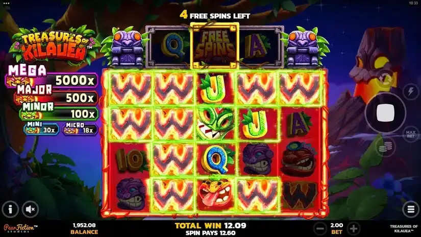 Treasures of Kilauea slot screenshot 6