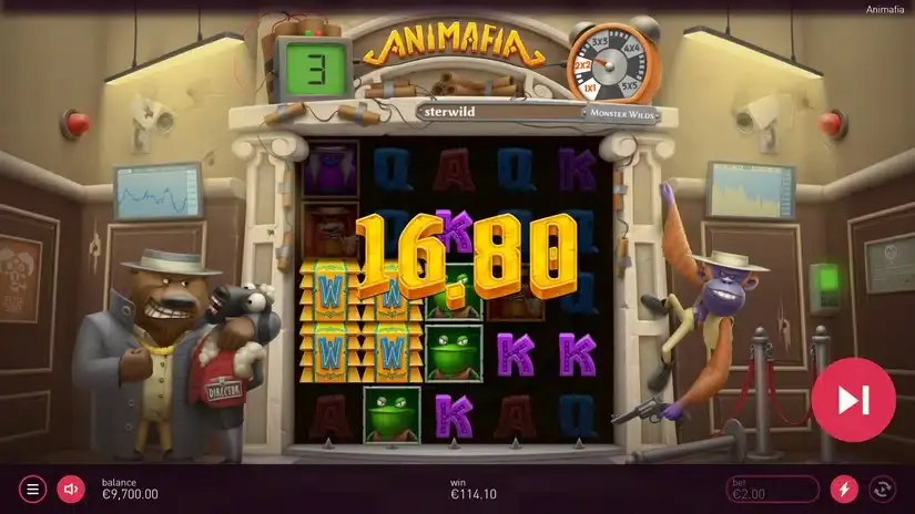 Animafia slot screenshot 