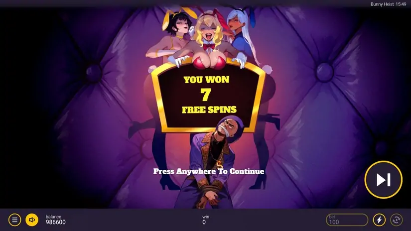 Bunny Heist slot screenshot 5