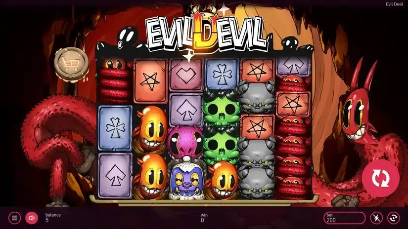 Evil Devil slot screenshot 1