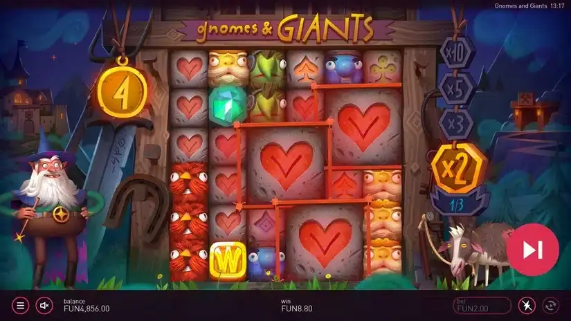 Gnomes & Giants slot screenshot 5