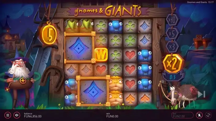 Gnomes & Giants slot screenshot 4