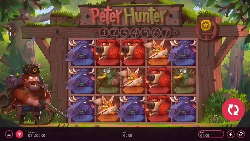 Peter Hunter slot screenshot 