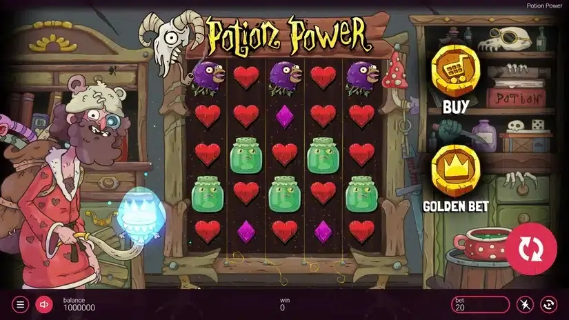 Potion Power slot screenshot 