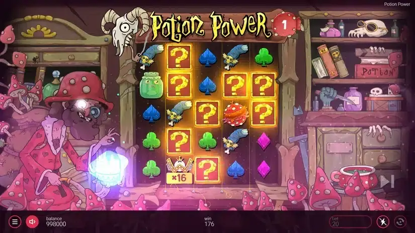 Potion Power slot screenshot 