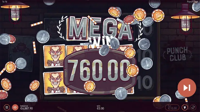 Punch Club slot screenshot 3