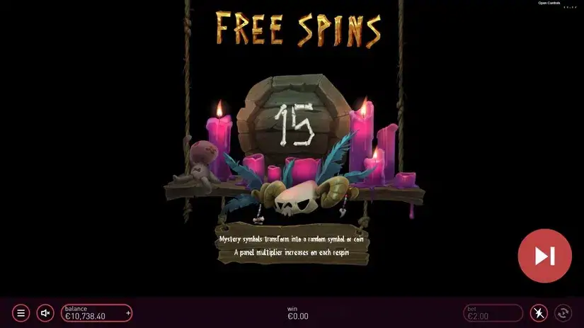 Voodoo Hex slot screenshot 5