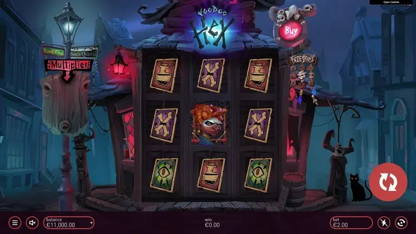 Voodoo Hex slot screenshot 