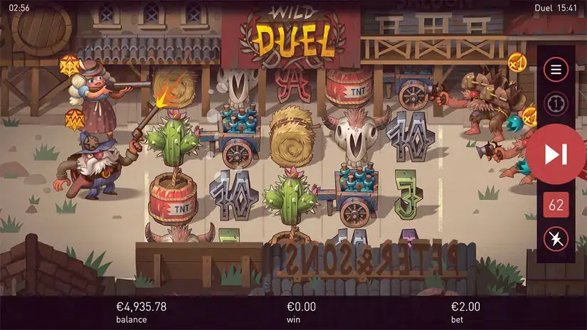 Wild Duel slot screenshot 2