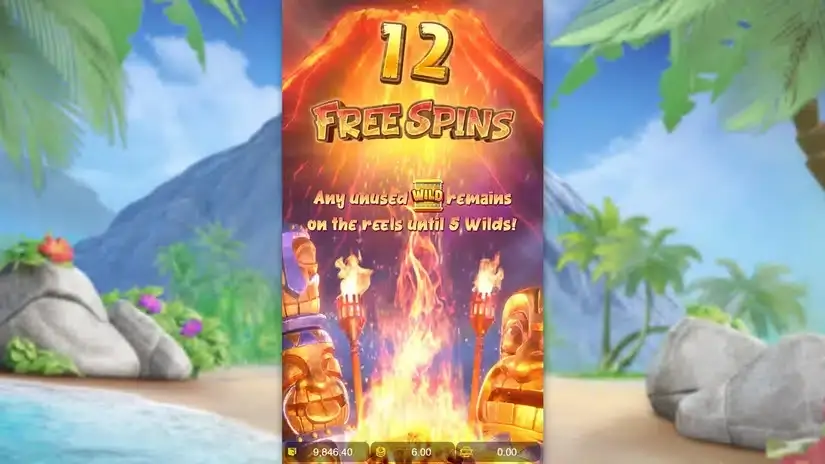 Hawaiian Tiki slot screenshot 6