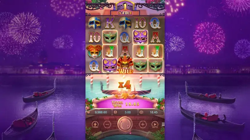Mask Carnival slot screenshot 3