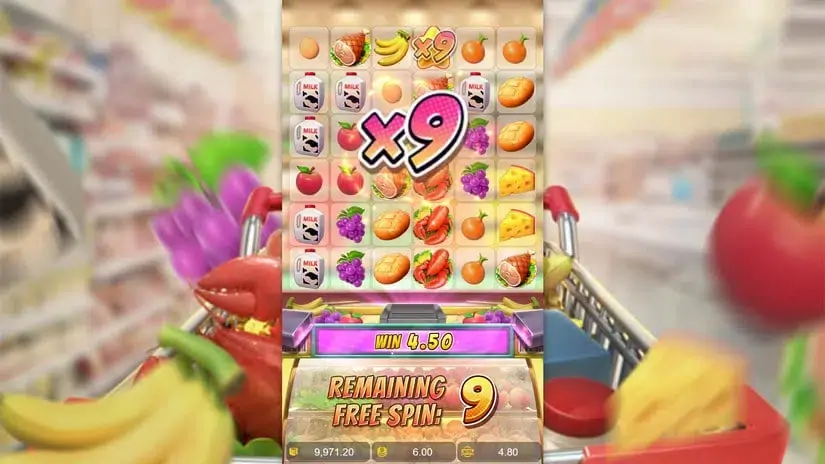 Supermarket Spree slot screenshot 5