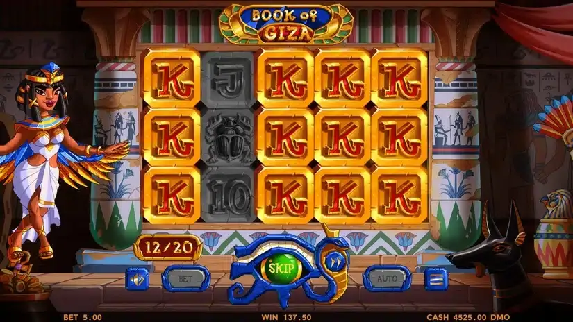Book of Giza slot screenshot 6