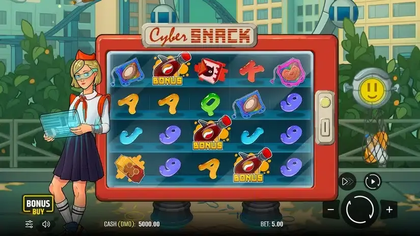 Cyber Snack slot screenshot 2