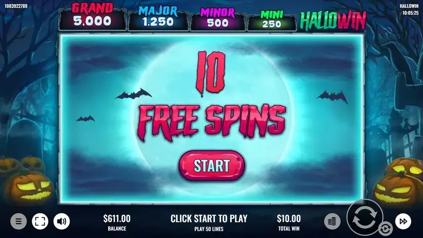 Hallowin slot screenshot 6