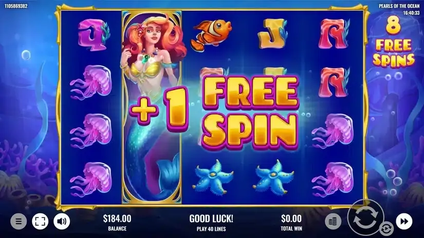 Pearls of the Ocean slot screenshot 5