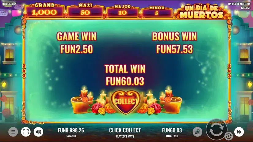 Un Dia De Muertos slot screenshot 6