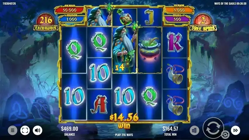 Ways of the Gauls slot screenshot 6