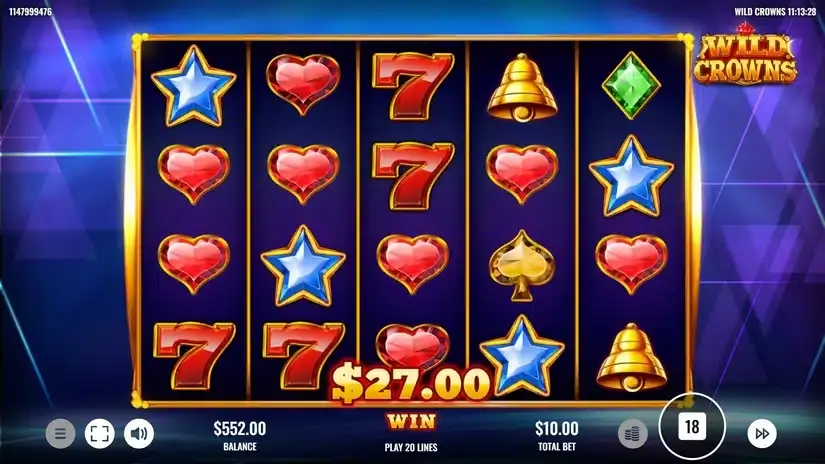Wild Crowns slot screenshot 4