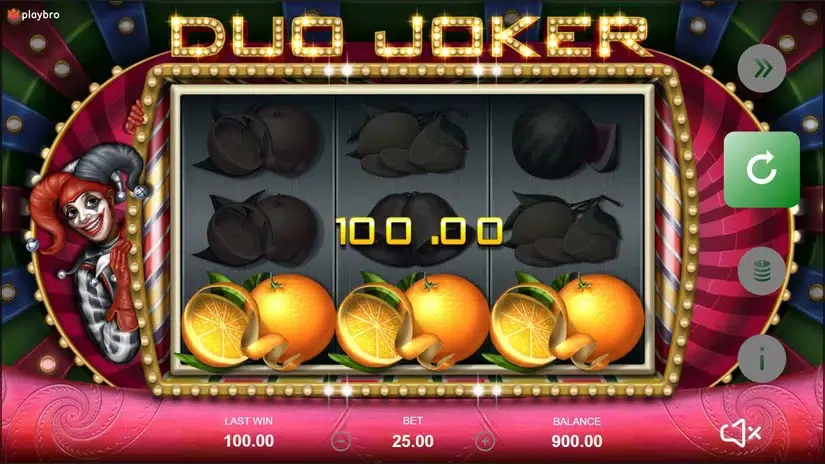 Duo Joker slot screenshot 
