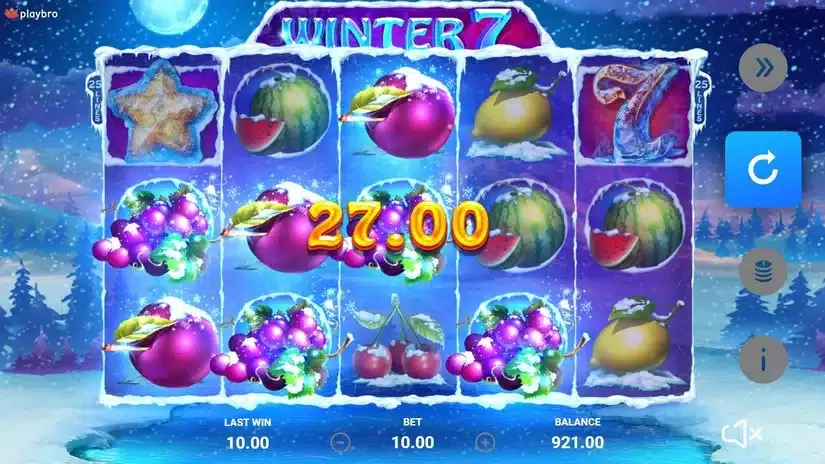 Winter 7 slot screenshot 3