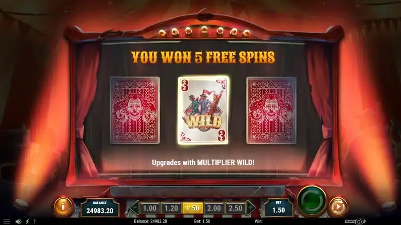 3 Clown Monty 2 slot screenshot 3