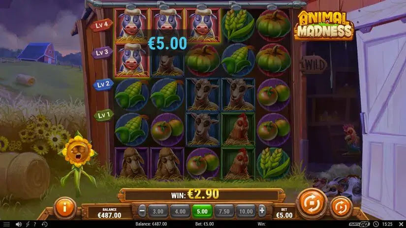Animal Madness slot screenshot 5